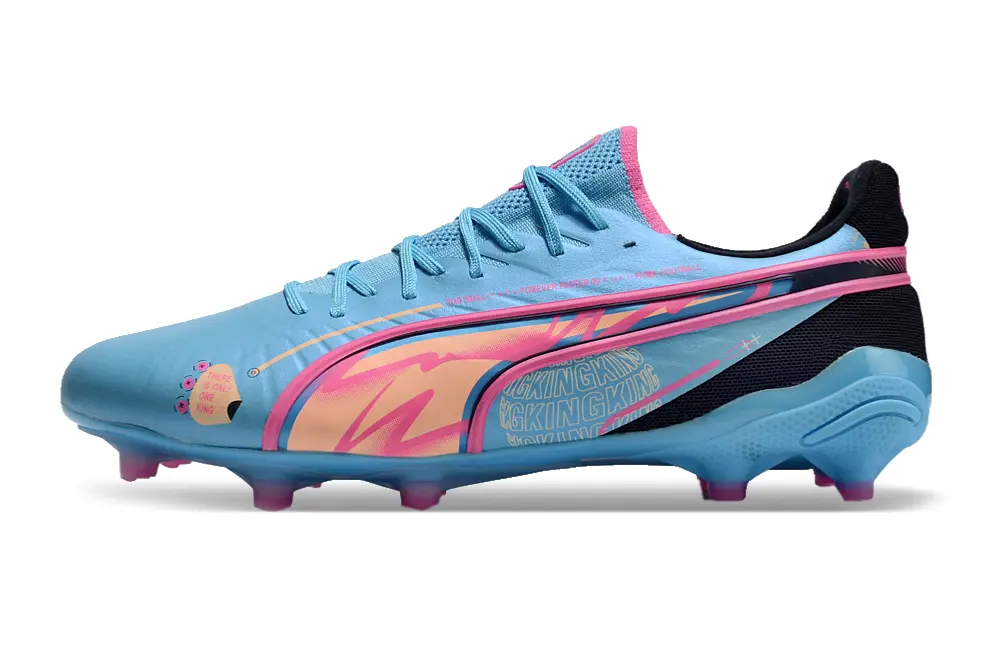 Puma King Ultimate AG - Blue/Bright Pink/Frosted Blue