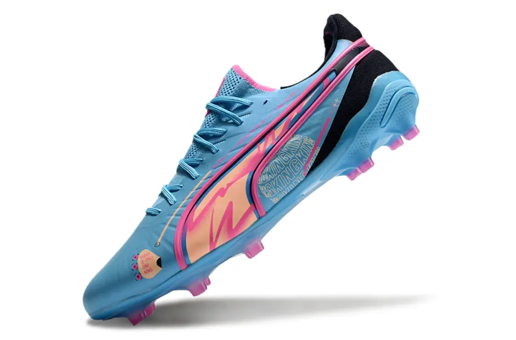 Puma King Ultimate AG - Blue/Bright Pink/Frosted Blue
