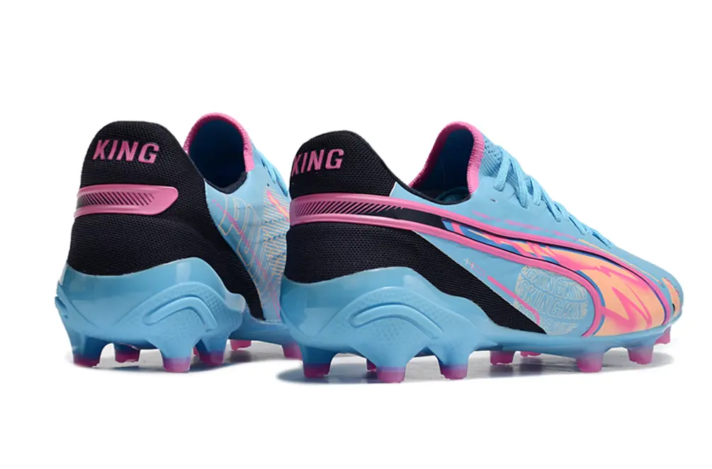 Puma King Ultimate AG - Blue/Bright Pink/Frosted Blue