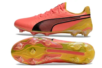 Puma King Ultimate AG - Pink/Bright Pink/Electric Yellow