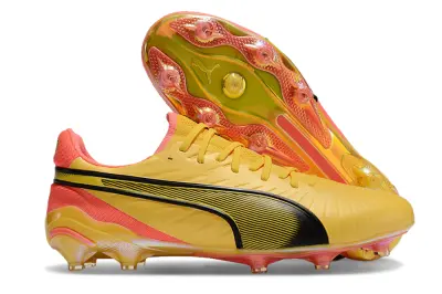 Puma King Ultimate AG - Pink/Bright Pink/Electric Yellow