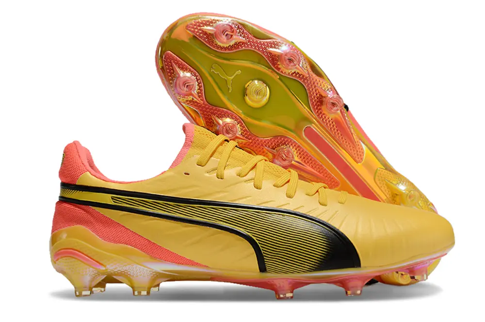Puma King Ultimate AG - Pink/Bright Pink/Electric Yellow