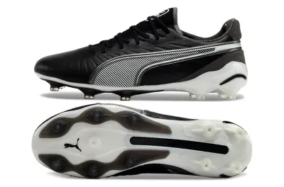Puma King Ultimate AG - Black/Midnight Black/Crystal White