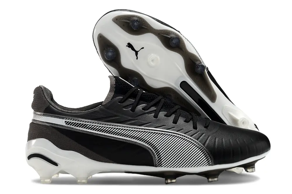 Puma King Ultimate AG - Black/Midnight Black/Crystal White