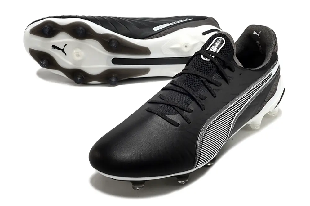 Puma King Ultimate AG - Black/Midnight Black/Crystal White