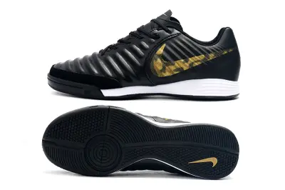 Nike Tiempo Ligera IV IC - Black/Gold Cheetah/White