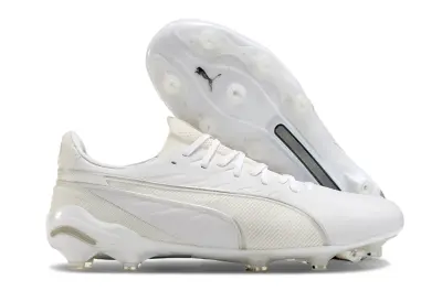 Puma King Ultimate AG - White/Snow White/Canvas White