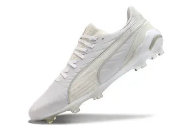 Puma King Ultimate AG - White/Snow White/Canvas White