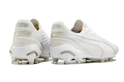 Puma King Ultimate AG - White/Snow White/Canvas White