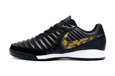 Nike Tiempo Ligera IV IC - Black/Gold Cheetah/White