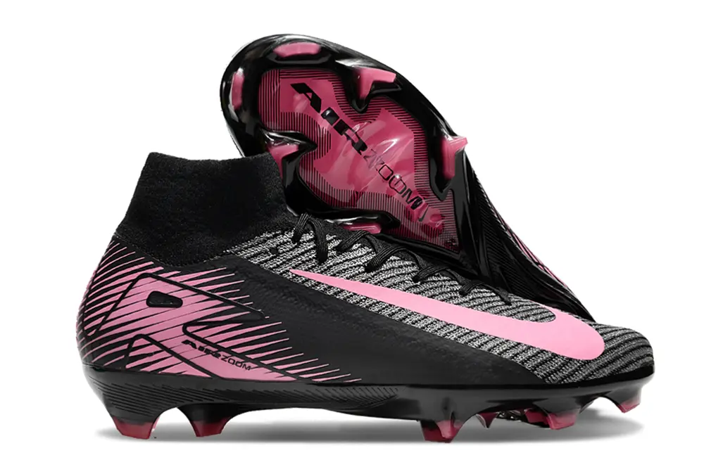 Nike Air Zoom Mercurial Superfly 10 Elite FG - Black/Pink/Charcoal