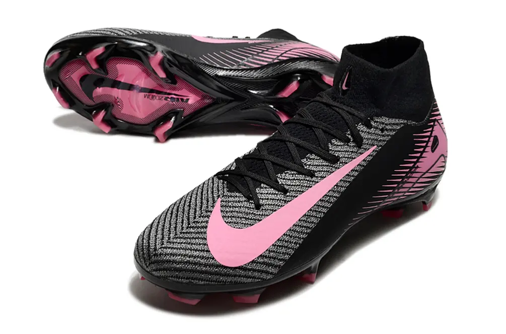 Nike Air Zoom Mercurial Superfly 10 Elite FG - Black/Pink/Charcoal