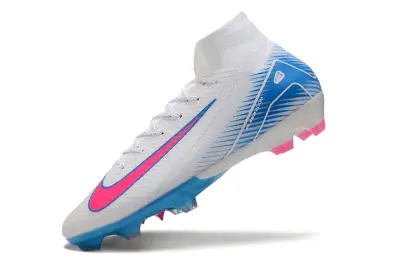 Nike Air Zoom Mercurial Superfly 10 Elite FG - White/Sky Blue/Hot Pink