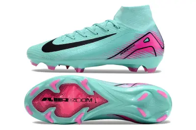 Nike Air Zoom Mercurial Superfly 10 Elite FG - Aqua/Neon Pink/Black