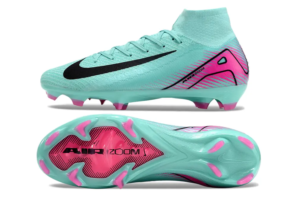 Nike Air Zoom Mercurial Superfly 10 Elite FG - Aqua/Neon Pink/Black