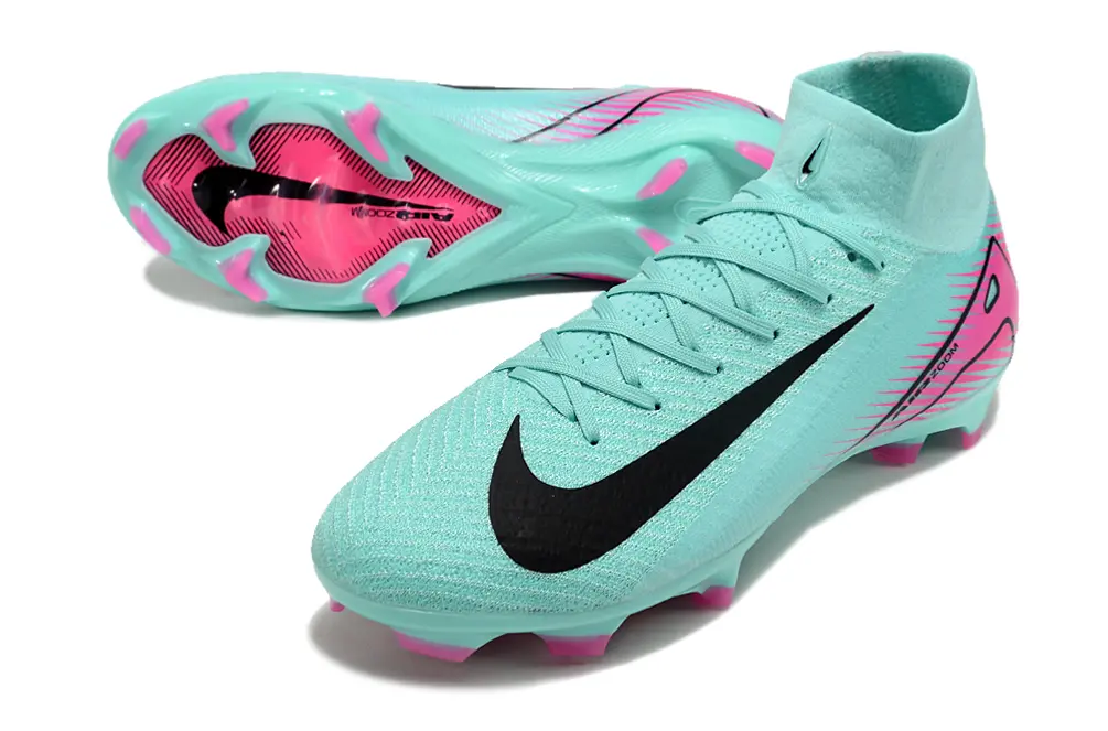 Nike Air Zoom Mercurial Superfly 10 Elite FG - Aqua/Neon Pink/Black