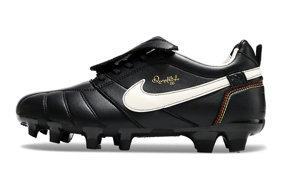 Ronaldinho x Nike Tiempo R10 Elite FG - Black/Ivory White/Crimson Red