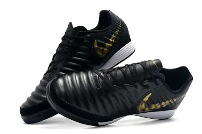 Nike Tiempo Ligera IV IC - Black/Gold Cheetah/White
