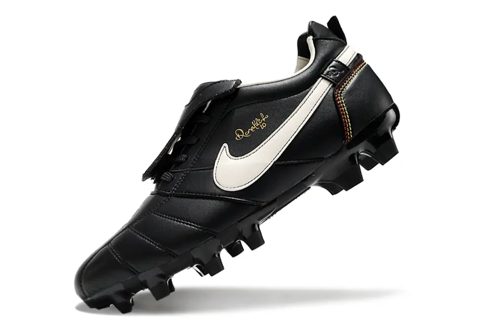 Ronaldinho x Nike Tiempo R10 Elite FG - Black/Ivory White/Crimson Red