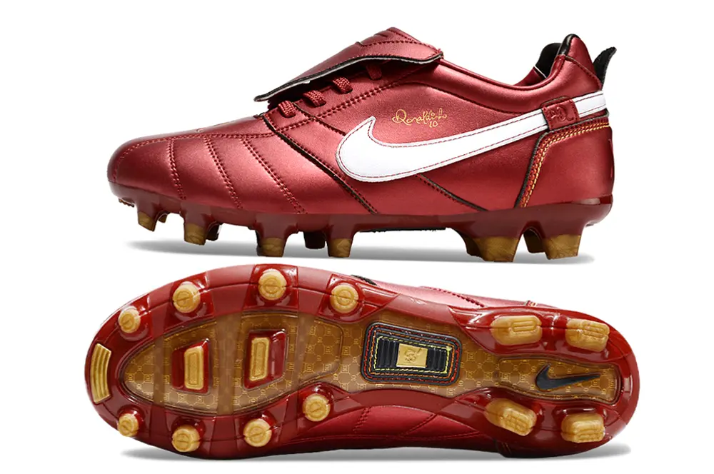 Ronaldinho x Nike Tiempo R10 Elite FG - Red/Crimson Blaze/Golden Accent