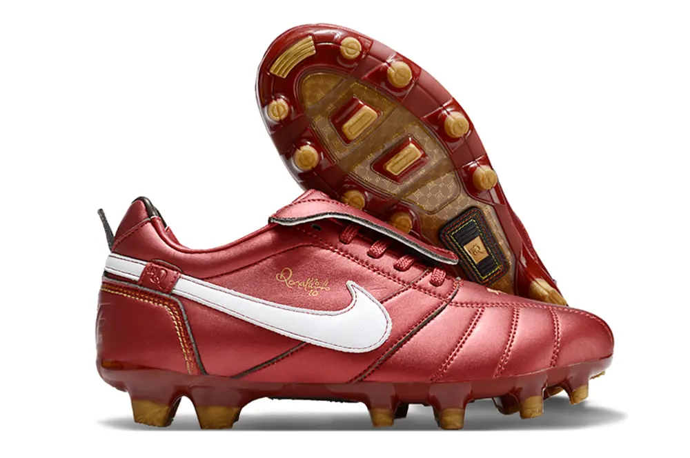 Ronaldinho x Nike Tiempo R10 Elite FG - Red/Crimson Blaze/Golden Accent