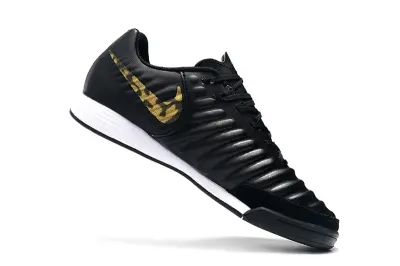 Nike Tiempo Ligera IV IC - Black/Gold Cheetah/White