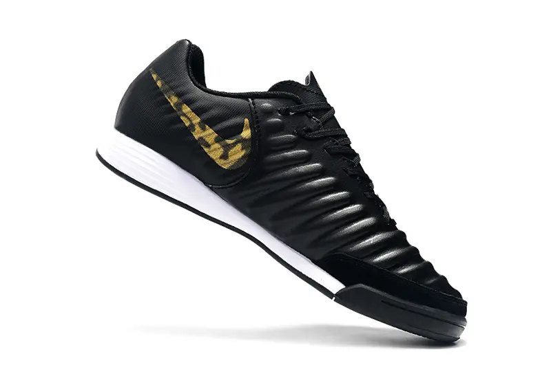 Nike Tiempo Ligera IV IC - Black/Gold Cheetah/White