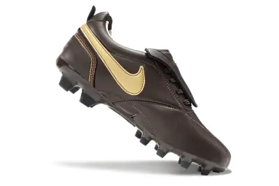 Ronaldinho x Nike Tiempo R10 Elite FG - Brown/Gold/Red