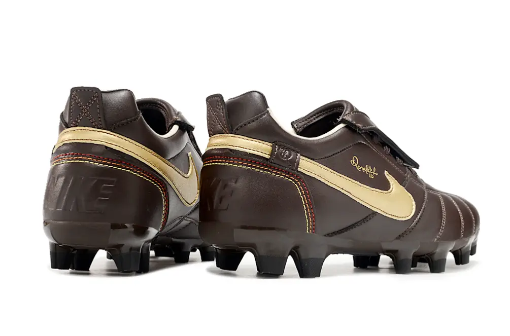 Ronaldinho x Nike Tiempo R10 Elite FG - Brown/Gold/Red
