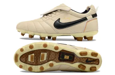 Ronaldinho x Nike Tiempo R10 Elite FG - Beige/Classic Beige/Black Accents