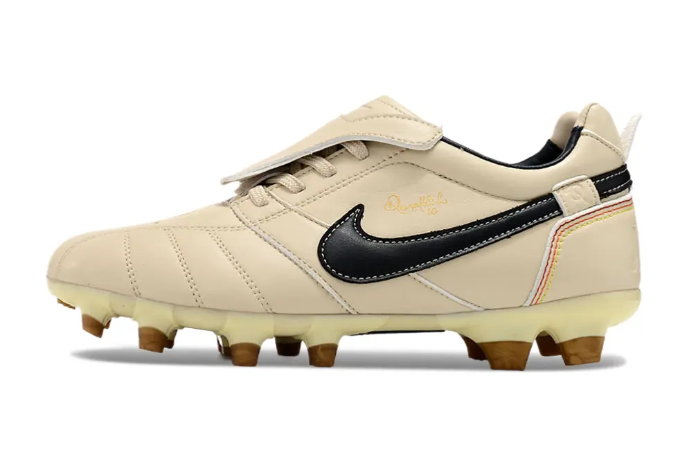 Ronaldinho x Nike Tiempo R10 Elite FG - Beige/Classic Beige/Black Accents