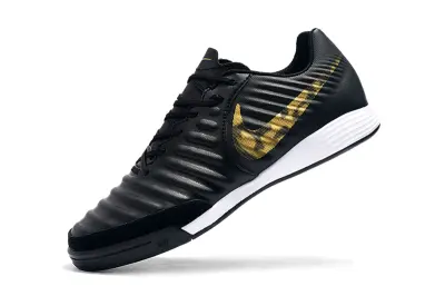 Nike Tiempo Ligera IV IC - Black/Gold Cheetah/White