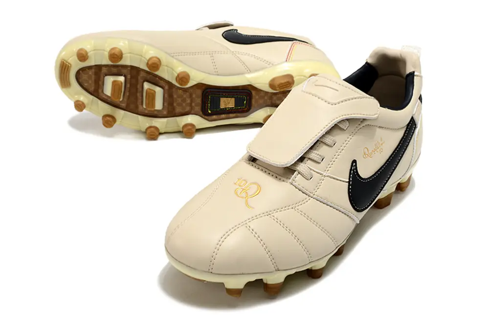 Ronaldinho x Nike Tiempo R10 Elite FG - Beige/Classic Beige/Black Accents