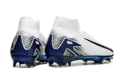 Nike Air Zoom Mercurial Superfly 10 Elite FG - White/Navy Blue/Yellow