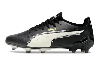 AOF x Puma King Ultimate AG - Black/Ivory White/Gold Accent