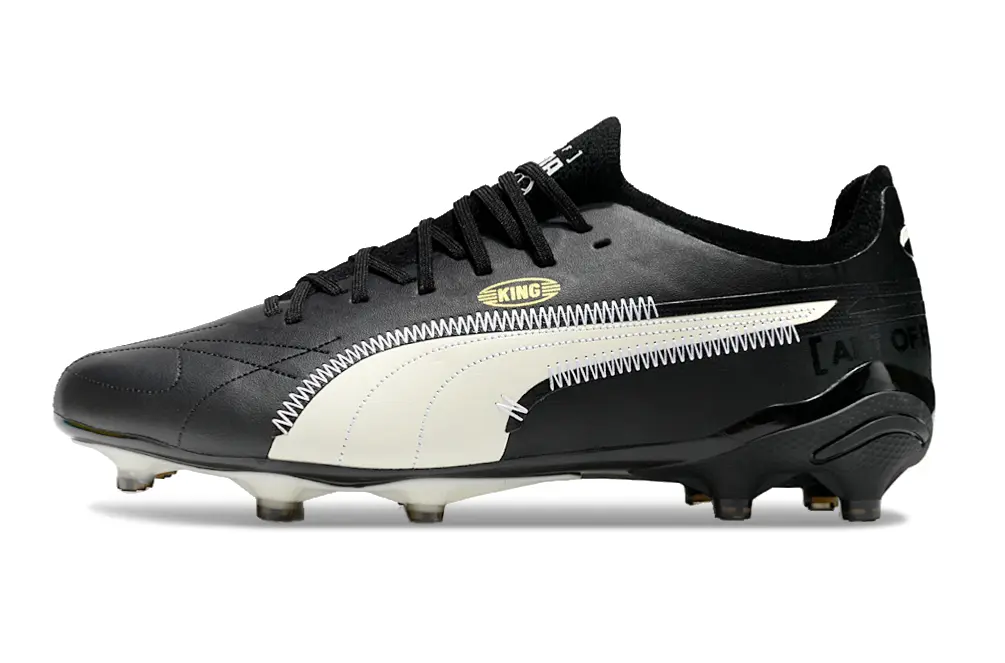 AOF x Puma King Ultimate AG - Black/Ivory White/Gold Accent