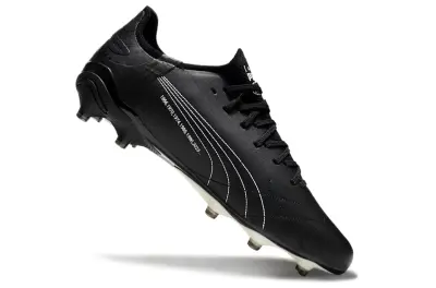 AOF x Puma King Ultimate AG - Black/Ivory White/Gold Accent