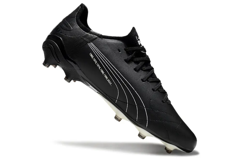 AOF x Puma King Ultimate AG - Black/Ivory White/Gold Accent