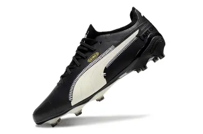 AOF x Puma King Ultimate AG - Black/Ivory White/Gold Accent