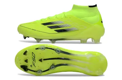Adidas F50 Elite Mid FG - Yellow/Neon Lime/Black