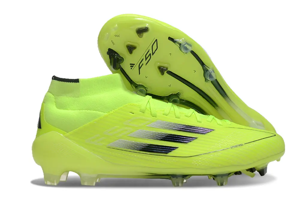 Adidas F50 Elite Mid FG - Yellow/Neon Lime/Black