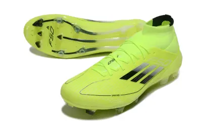 Adidas F50 Elite Mid FG - Yellow/Neon Lime/Black