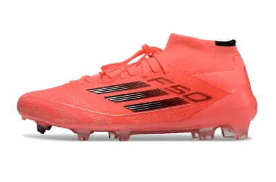 Adidas F50 Elite Mid FG - Coral/Bright Coral/Deep Black