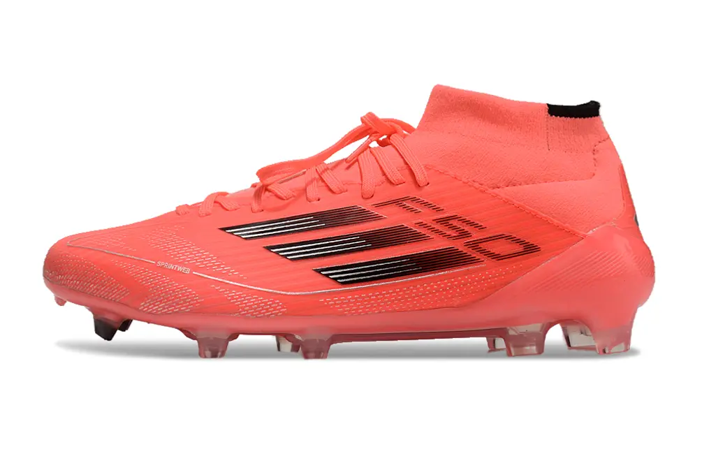 Adidas F50 Elite Mid FG - Coral/Bright Coral/Deep Black