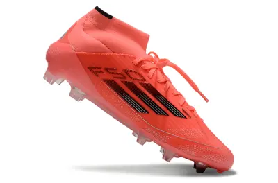 Adidas F50 Elite Mid FG - Coral/Bright Coral/Deep Black