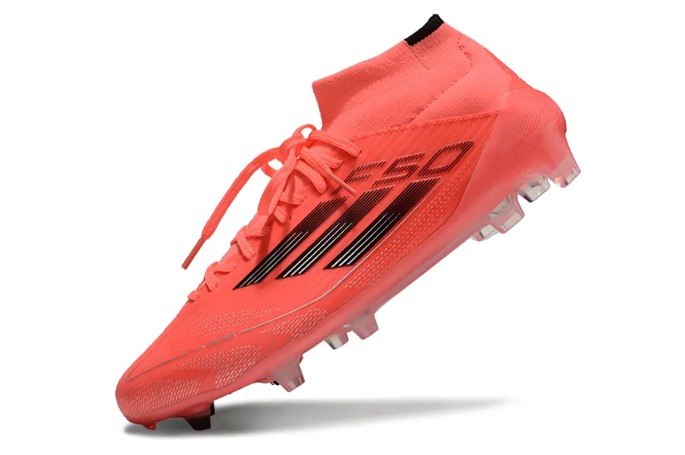Adidas F50 Elite Mid FG - Coral/Bright Coral/Deep Black