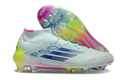 Adidas F50 Elite Mid FG - Aqua/Neon Yellow/Hot Pink