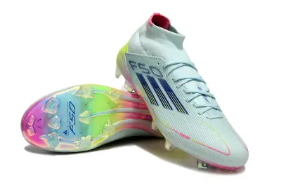 Adidas F50 Elite Mid FG - Aqua/Neon Yellow/Hot Pink