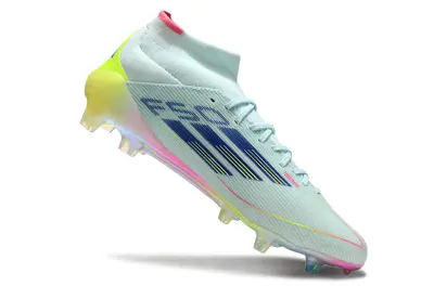 Adidas F50 Elite Mid FG - Aqua/Neon Yellow/Hot Pink