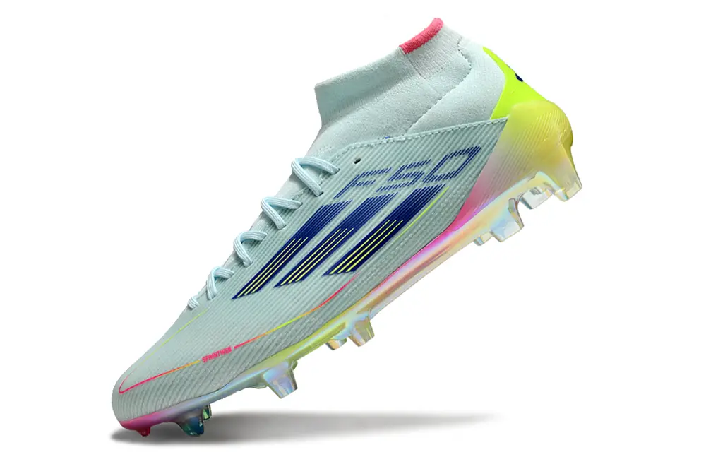 Adidas F50 Elite Mid FG - Aqua/Neon Yellow/Hot Pink